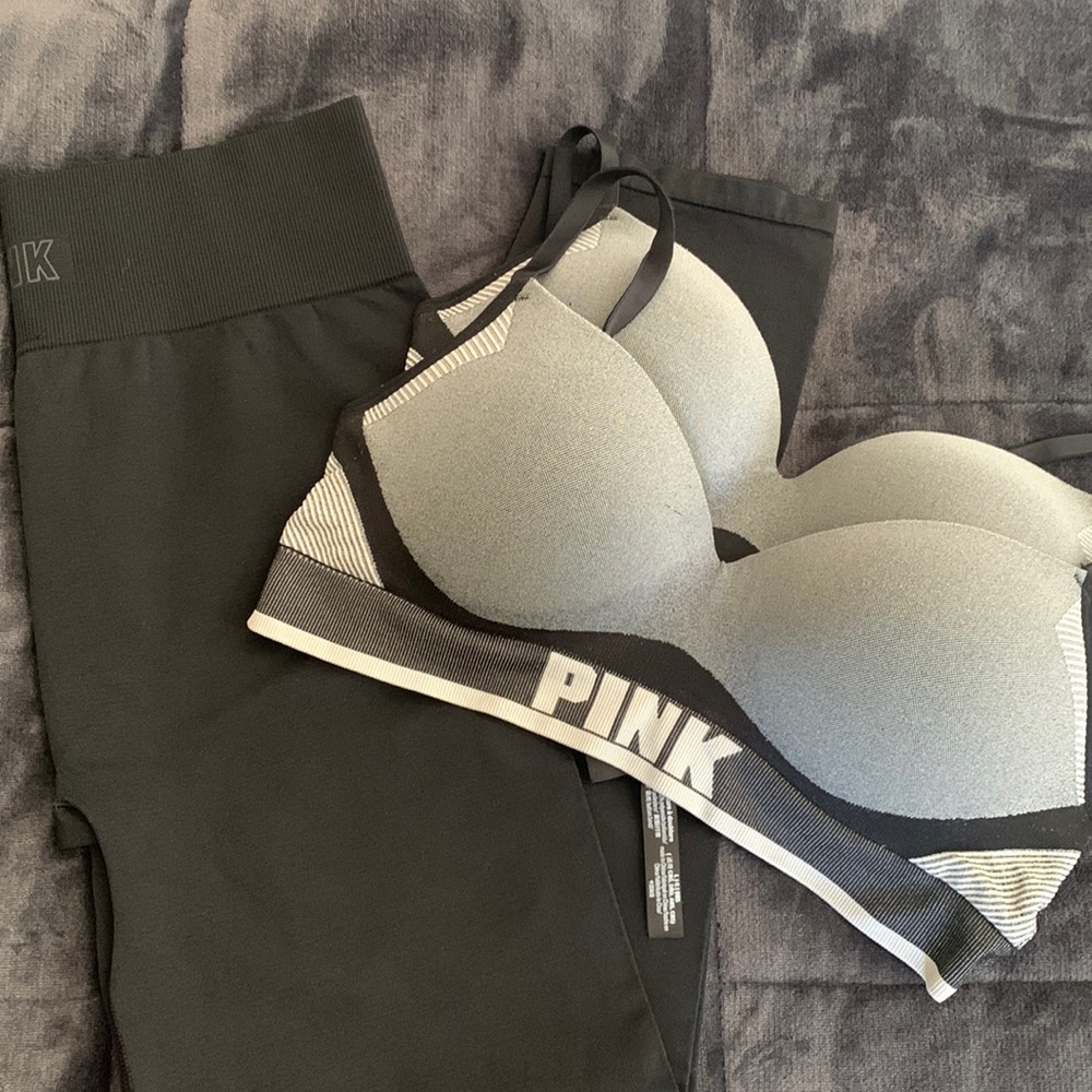 VS PINK Black Leggings